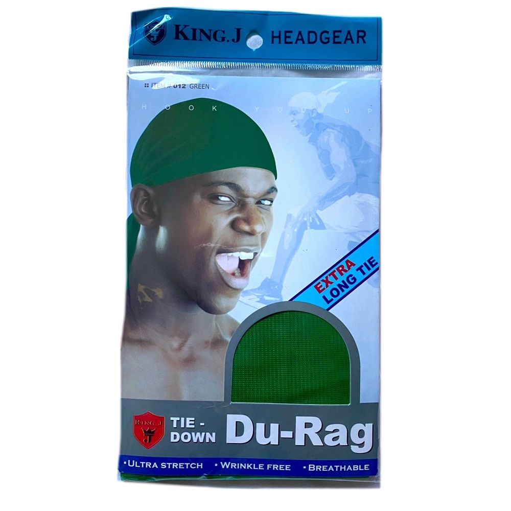 Extra long tiedown durags green